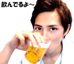 Actual photo cool guy used in daily life sticker #15833524