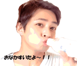 Actual photo cool guy used in daily life sticker #15833540
