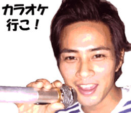 Actual photo cool guy used in daily life sticker #15833541