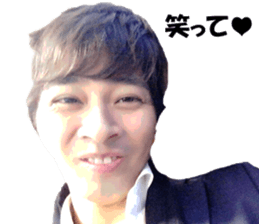 Actual photo cool guy used in daily life sticker #15833548