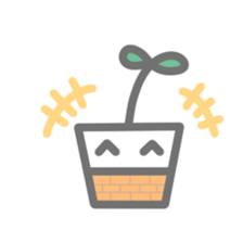 Tolerant plant sticker #15833914