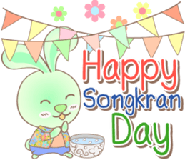 Rabbito (ta) Happy Thai New Year 2017 sticker #15834126