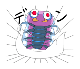 A muffler and a girl sticker #15834487