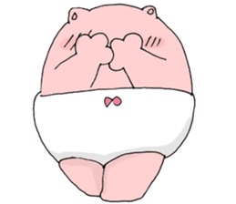 Taro in panties 2 sticker #15834651