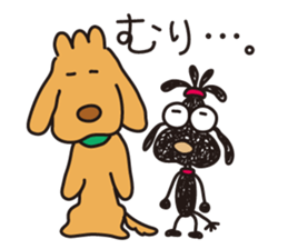 Moe dog's sticker (5') sticker #15834926