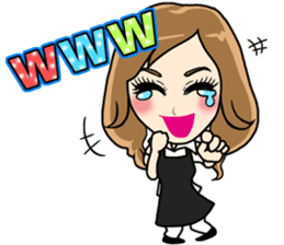 Girls full strength stamp sticker #15835420