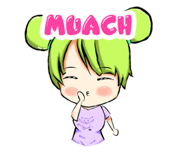 Blue and Lily sticker #15835685