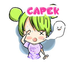 Blue and Lily sticker #15835686