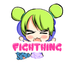 Blue and Lily sticker #15835689