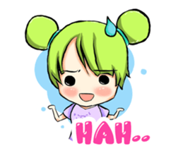 Blue and Lily sticker #15835691