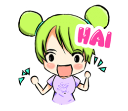 Blue and Lily sticker #15835692