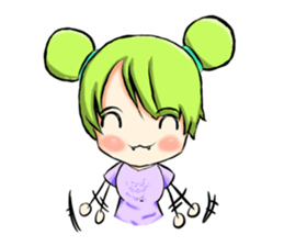 Blue and Lily sticker #15835693