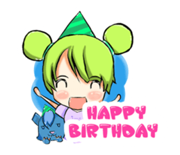 Blue and Lily sticker #15835694