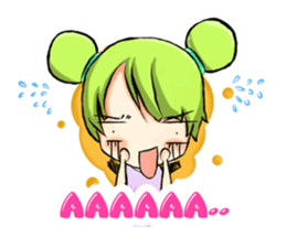Blue and Lily sticker #15835696