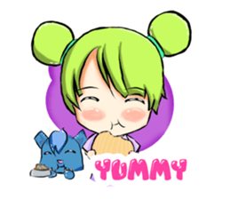 Blue and Lily sticker #15835701