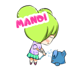 Blue and Lily sticker #15835703