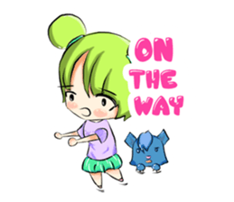 Blue and Lily sticker #15835714