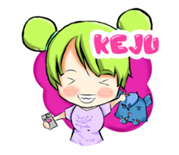 Blue and Lily sticker #15835716