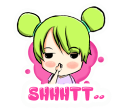 Blue and Lily sticker #15835717