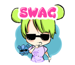 Blue and Lily sticker #15835720