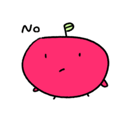 Apple boy.The Prince of Fruits sticker #15836003