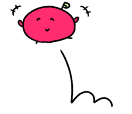 Apple boy.The Prince of Fruits sticker #15836005