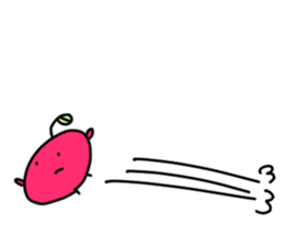 Apple boy.The Prince of Fruits sticker #15836007