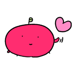 Apple boy.The Prince of Fruits sticker #15836008