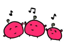 Apple boy.The Prince of Fruits sticker #15836009