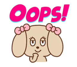 candy candy english sticker #15836162