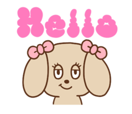 candy candy english sticker #15836179