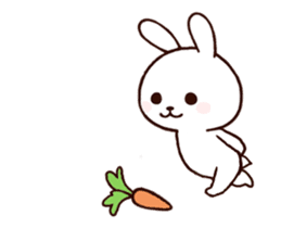 Cute Rabbit(Animated) sticker #15836251