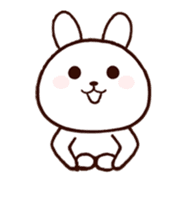 Cute Rabbit(Animated) sticker #15836255