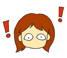 Unique face Sticker sticker #15836320