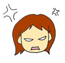 Unique face Sticker sticker #15836327