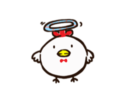 Fat chicken J sticker #15836455