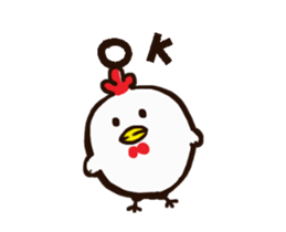 Fat chicken J sticker #15836458