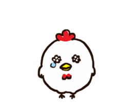 Fat chicken J sticker #15836459
