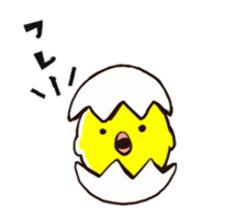 Fat chicken J sticker #15836462