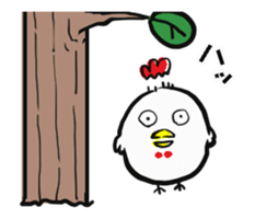 Fat chicken J sticker #15836463