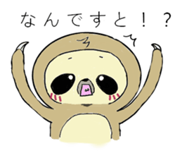 Work hard sloth sticker #15836484