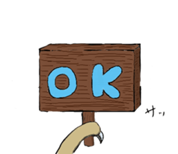 Work hard sloth sticker #15836487