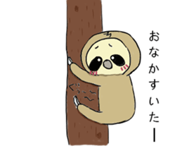 Work hard sloth sticker #15836489