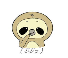 Work hard sloth sticker #15836492