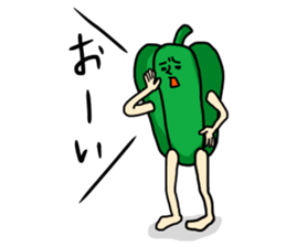 strange vegetable sticker #15836978