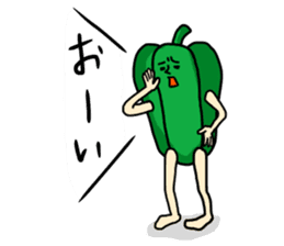 strange vegetable sticker #15836978