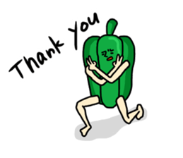 strange vegetable sticker #15836980