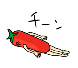 strange vegetable sticker #15836984