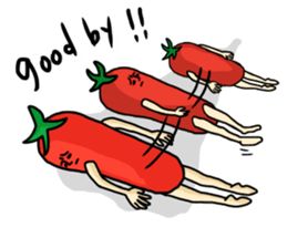 strange vegetable sticker #15836985