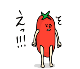 strange vegetable sticker #15836987